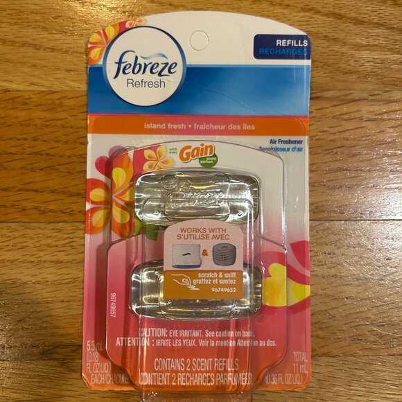 NIB Febreze Refresh Lot of 7 Refill Cartridges Fresh Meadow Island Refresh Greek - Picture 5 of 6